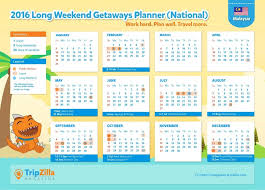 Ashura — september 9, 10 (monday, tuesday). 9 Long Weekends In Malaysia In 2016 Calendar Holiday Calendar Weekend