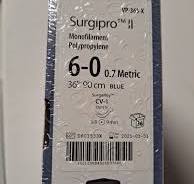 New COVIDIEN 6-0 SURGIPRO V-365-X CV1 Sutures For Sale - DOTmed Listing  #4388935: