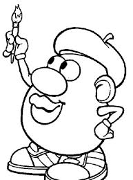 Download and print these mr potato head coloring pages for free. Mr Potatohead Coloring Page Mr Potato Head Painting All Kids Network