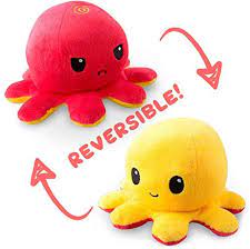 Get the emotional support you deserve during tough emotion reversible octopus™. Hitinight Teeturtle Reversible Sweet Mini Plushies Red And Yellow Octopus For Frequent Squishing And Daily Cuddles Show Your Mood With Emotion Amazon De Spielzeug