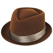 Biltmore Myers Wool Felt Diamond Crown Fedora Hat Stingy Brim Trilby Creeper Boots Hats Hats For Men