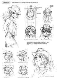 Anime Image Drawing Hats Hat Drawing Cowboy Hat Drawing