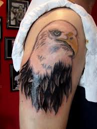 Black and white american eagle tattoo. White American Eagle Tattoo