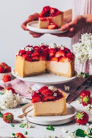 Best Vegan Cheesecake Rezept Windbeuteltorte Mit Himbeeren Veganer Kasekuchen Kuchen Und Torten