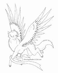 Image of angel coloring pages online free printable angel coloring. Anime Wolf Pup Magic Wolf With Wings Coloring Pages Novocom Top