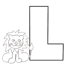Jeux de coloriages gratuits pour enfants. Alphabet Colorie Le L De L Alphabet Comme Lion Alphabet Tete A Modeler