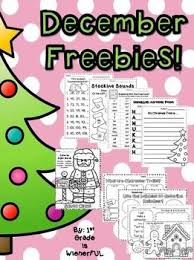 December Freebies Christmas Kindergarten Christmas Classroom Christmas Teaching