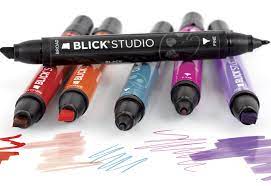 Blick Studio Markers And Sets Blick Art Materials Marker Designs Blue Ink Art Materials