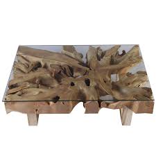 Organic Modern Rectangular Teak Root Coffee Table In 2020 Coffee Table Teak Coffee Table Wood Resin Table