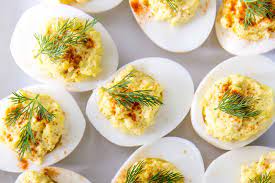 Deviled Eggs With Horseradish And Dill Recipe Simplyrecipes Com Recipe Horseradish Deviled Eggs Deviled Eggs Simply Recipes