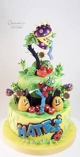 Children Cake Zombie Cake Plants Vs Zombies Cake Zombie Birthday Cakes