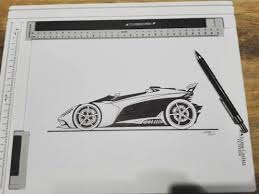 Kurvenflitzer Cardesign Car Radikal Superfast Gezeichnet Auto Sportwagen Obenohne Design Conceptcar Car Supersportwag Auto Car Design Graphic Card