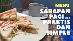 Cara membuatnya juga simple, cukup tuang air panas ke dalam mangkok berisi oatmeal, atau panaskan di atas kompor, aduk sebentar dan sarapan udah siap deh. Menu Sarapan Pagi Simple Praktis Roti Tawar Youtube
