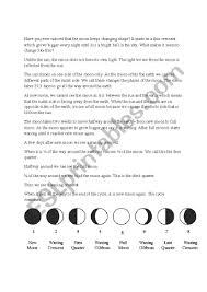 To teach your student the phases of the moon, download now! Phases Of The Moon Esl Worksheet By Spearsy9