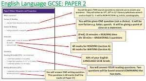 A question paper has two parts, part a and party b each containing 10 questions. Introduction To Gcse English Literature And Language Ppt Download