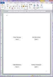 Place cards should include the first and last name of the guest, or simply say guest if the name is unknown. How To Print Place Cards Free Place Card Template Place Card Template Word Place Card Template