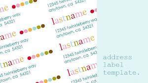 You need to carefully anticipate the label's specifications so it would fit your printing needs. Pin By Ally Ocheskey On Free Printables Address Label Template Return Address Labels Template Label Templates