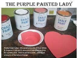 I am not sure of the source of this design board, but it is a gorgeous inspiration! Coral Color Recipe The Purple Painted Lady