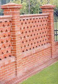Brick Fencing Gartenmauern Fechten Vorgarten Zaun Ideen