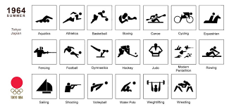 Los juegos olímpicos (jj.oo) (o también olimpíadas) son el mayor evento deportivo internacional del mundo, en el que compiten atletas. Los Pictogramas Deportivos De Las Olimpiadas Desde Tokio 1964 A Rio 2016 Creativos Online