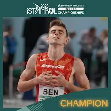 📏Photo finish👀Spaniard Adrian Ben grabs European indoor 800m🥇after  clocking a time of 1:47.34, which is 0.003 faster than Benjamin Robert of  France.🥈 🥉Eliott Crestan (1:47.65) 🇧🇪 #EICH2023 #Istanbul2023 #Istanbul  #EuroIndoor #protectnature ...