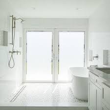 Big bathtubs & open showers. Open Shower Open Shower Partition Design Ideas