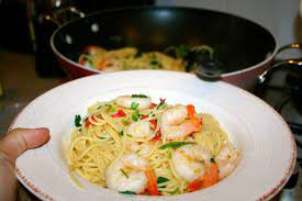Resep Cara Membuat Spaghetti Udang Pedas Resep Masakan Dapur Arie Recipe Spageti Resep Pasta Resep Masakan