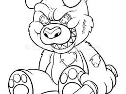 Do not forget to discover other drawings from birthday coloring pages category. Evil Teddy Bear Drawing At Paintingvalley Com Explore Collection Of Evil Teddy Bear Drawing