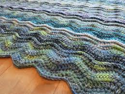 Finished crochet ripple afghan pattern measures approximately 50 in. 10 Crochet Ripple Afghan Patterns