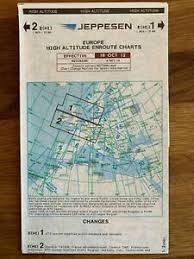Details About Jeppesen Europe High Altitude Chart E Hi 1 2 Expired Not For Navigational Use