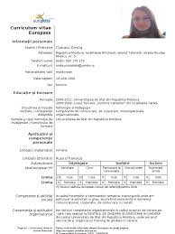 Curriculum vitae model in limba romana. Europass Cv Lv Doc La Confederation Nationale Du Logement