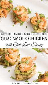 Shrimp amblergirl | oct 18, 2008 10:11 am 1 i am doing my prep work for a dinner party tomorrow night and want to start marinating the shrimp (garlic and olive oil). Juicy Grilled Guacamole Chicken And Shrimp Healthy Little Peach