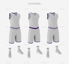 Download Men S Full Basketball Kit Wishbone Collar Jersey Mock Up Basketball Kit Sport Uniform Short Socks