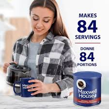 It came in a blue can with white and yellow old script lettering. Maxwell House Original Roast Ground Coffee Walmart Canada