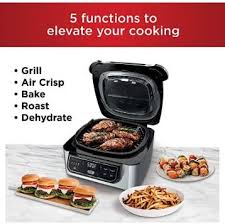 Ninja Foodi 5 In 1 4 Qt Air Fryer Roast Bake Dehydrate Indoor Electric Grill 229 99 In 2020 Cooking On The Grill Grilling Indoor Electric Grill