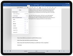 Google docs brings your documents to life with smart editing and styling tools to help you format text and paragraphs easily. A Beginner S Guide To Microsoft Word On The Ipad The Sweet Setup