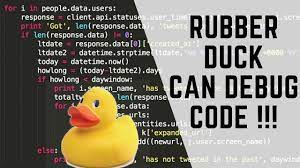 Many other terms exist for this technique, often involving different (usually) inanimate objects, or pets such. This Rubber Duck Can Debug Your Code Youtube