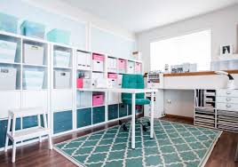 Craft room makeover via craving some creativity. Creative Workspaces Gallery Clever Organized Craft Room Ideas