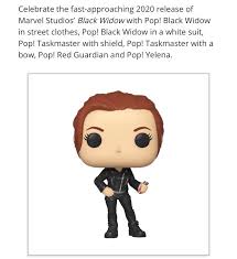 New Black Widow Funko Pops May Have Revealed The Inclusion Of Pym Particles Marvelstudiosspoilers