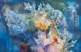 Step by step acrylic painting for beginners/hawaii coral reef. Acrylic Leaf Printing A Watercolor Tutorial For Art Journaling Create Mixed Media