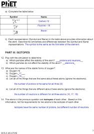 The answer keys for the chapter tests are located as a link right under the chapter test link. Answer Key Build An Atom Part I Atom Screen Build An Atom Simulation An Atom Pdf Free Download