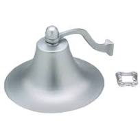 Removable Mount Hand Polished Triple Chrome Plated Cast Brass Fog Bell for  Boats