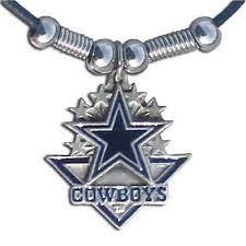 Nfl Dallas Cowboys Leather Cord Necklace Dallas Cowboys Necklace Dallas Cowboys Jewelry Dallas Cowboys Wedding