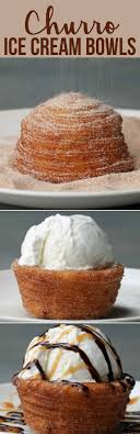 Churro Ice Cream Bowls Recipe By Tasty Recipe Churro Ice Cream Bowl Churro Ice Cream Delicious Desserts