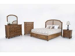 This set includes a solid pine bed, chest, nightstand and dresser with mirror! Bob S Furniture King Bedroom Sets Furniture Bedroom Set