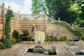 Eignet sich hervorragend dafür, die eigene privatsphäre zu schützen. Holz World Der Shop Fur Gesundes Wohnen Mit Holz Traumgarten Sichtschutzzaun Xl Schwungvoll Mit Gitter Und Starkem Rahmen