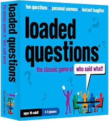Every item on this page was chosen by a woman's day editor. Amazon Com Loaded Questions The Family Friends Version Of The Classic Game Of Who Said What From All Things Equal Inc Blue Toys Games
