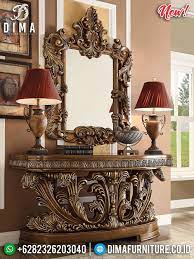 New Design Kerajaan Meja Konsol Mewah Ukiran Jepara Mmj 0328 Beautiful Bedroom Decor Luxury Furniture Classy Furniture
