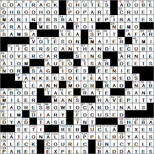 0626 16 New York Times Crossword Answers 26 Jun 16 Sunday