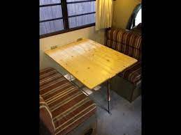 While the typical rv pedestal table saves a lot of legroom, it usually only does one or two things. Building An Rv Dinette Table Youtube